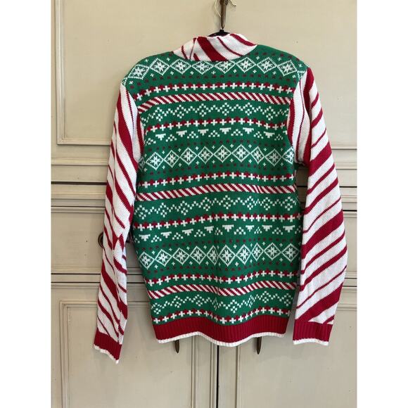 NWT Blizzard Bay Ugly Christmas Striped Bow Tie Christmas Size Medium - Picture 6 of 6